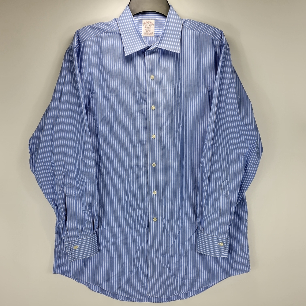 Brooks Brothers Madison Long Sleeve Button Dress Shirt Mens 16.5 - 34 Large L